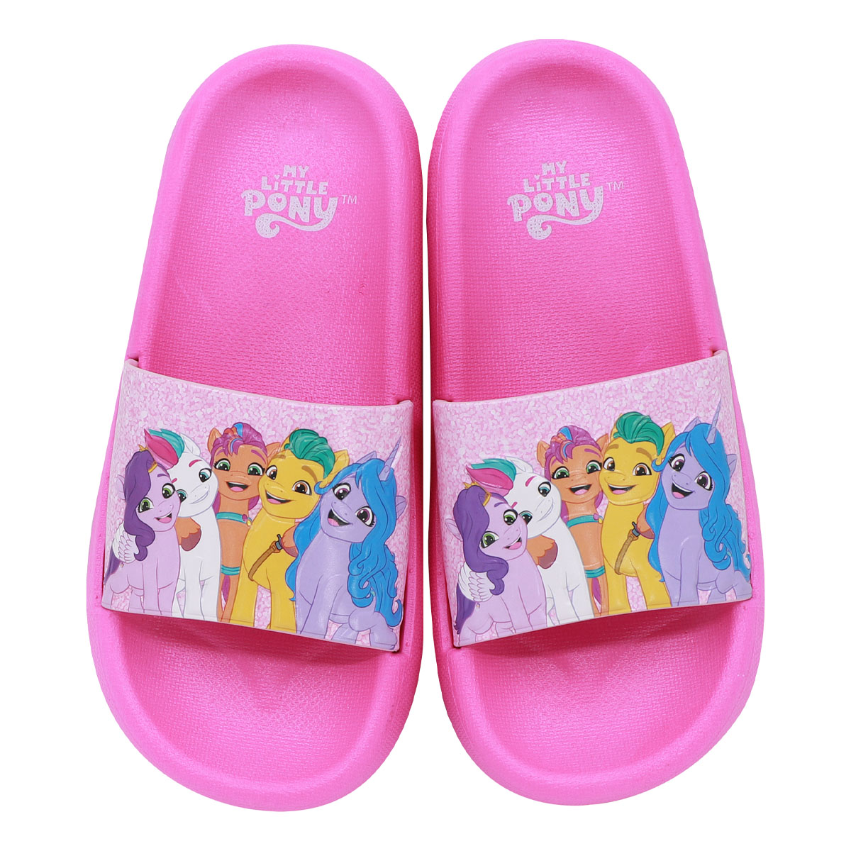 Sandalias Slide My Little Pony Para Niña