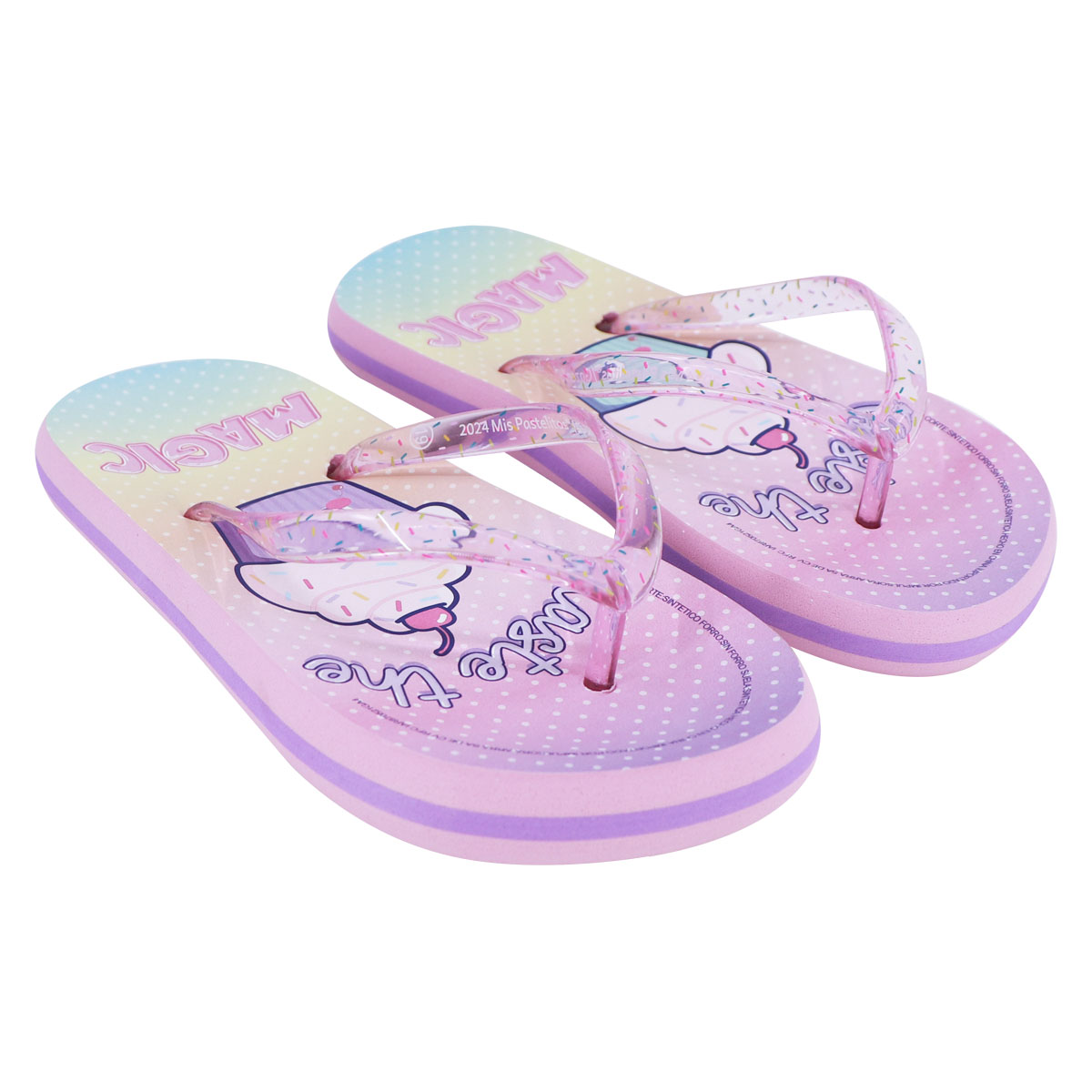 Foto 3 pulgar | Sandalias Multicolor Mis Pastelitos Para Niñas