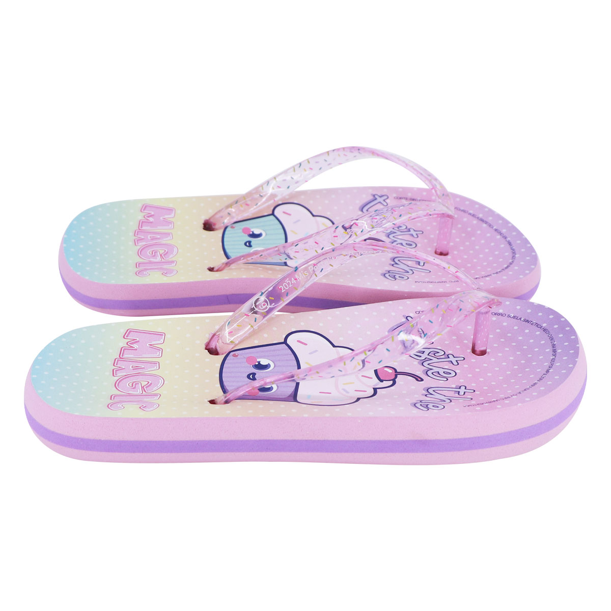 Foto 4 pulgar | Sandalias Multicolor Mis Pastelitos Para Niñas