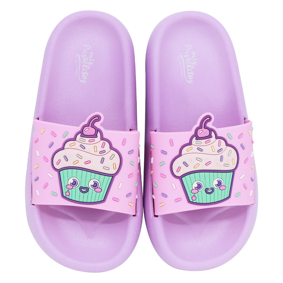 Foto 2 pulgar | Sandalias Tipo Slide Cupcake Mis Pastelitos Para Niña
