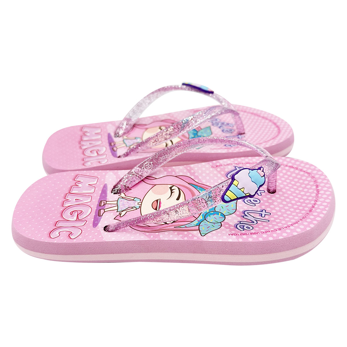 Foto 4 pulgar | Sandalias Color Rosa Mis Pastelitos Para Niñas