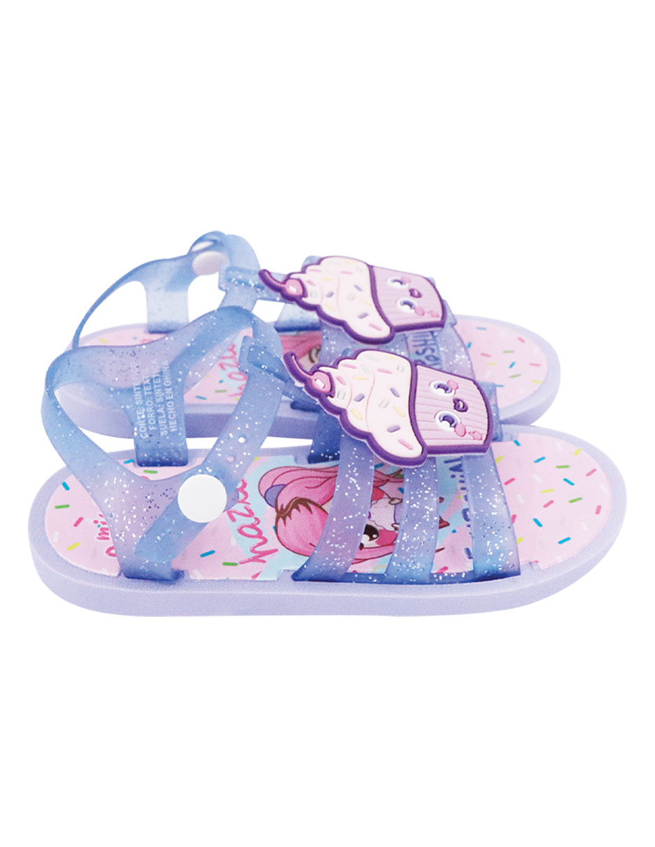 Foto 4 pulgar | Sandalias Para Niñas Mis Pastelitos Cupcake