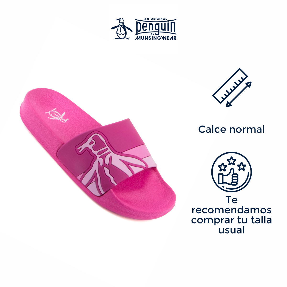 Foto 4 pulgar | Sandalia Original Penguin Style Noah Rosas para Niña