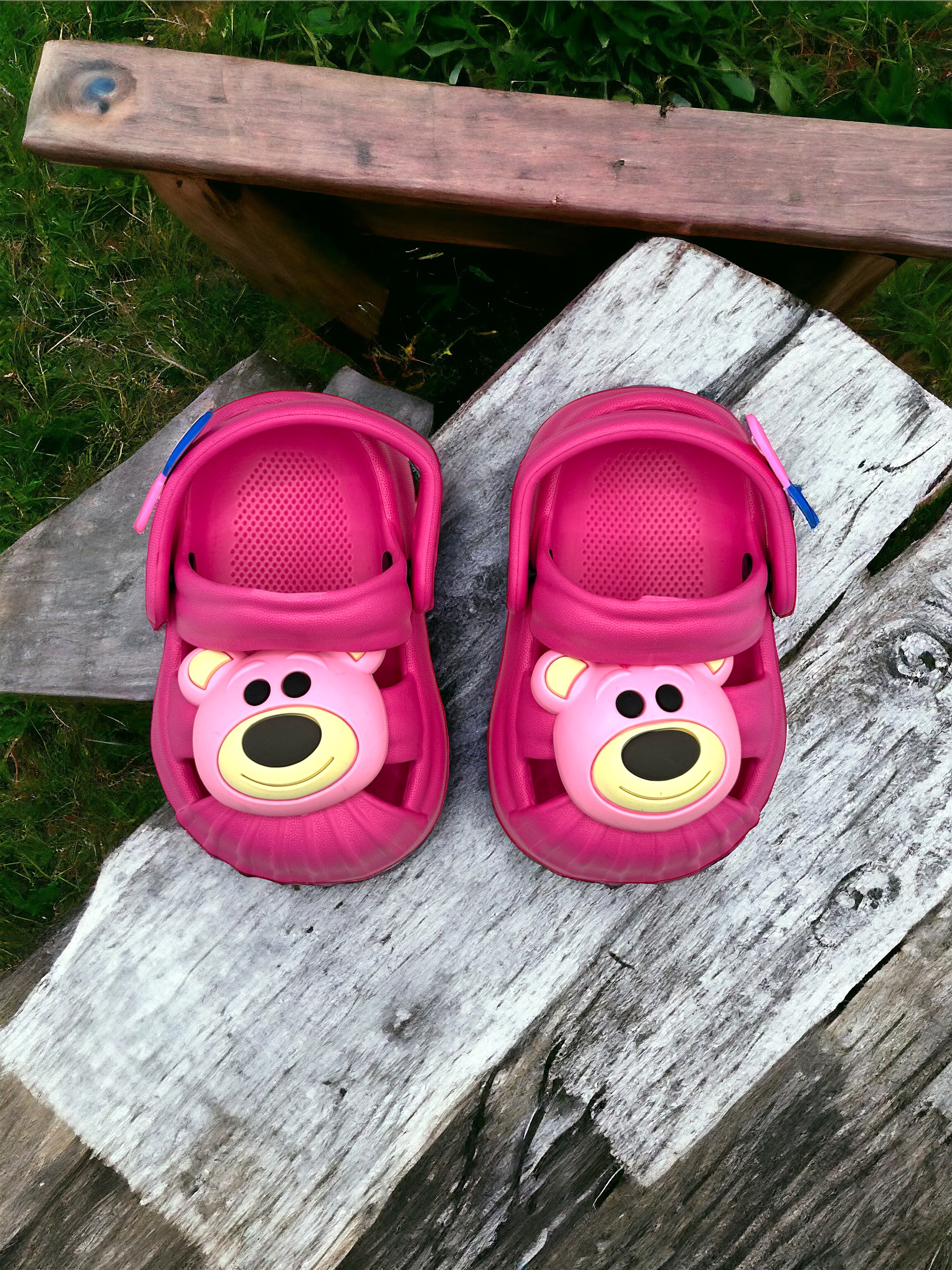 Foto 5 | Sandalia Irsoe Oso Rosa Fucsia para Niña