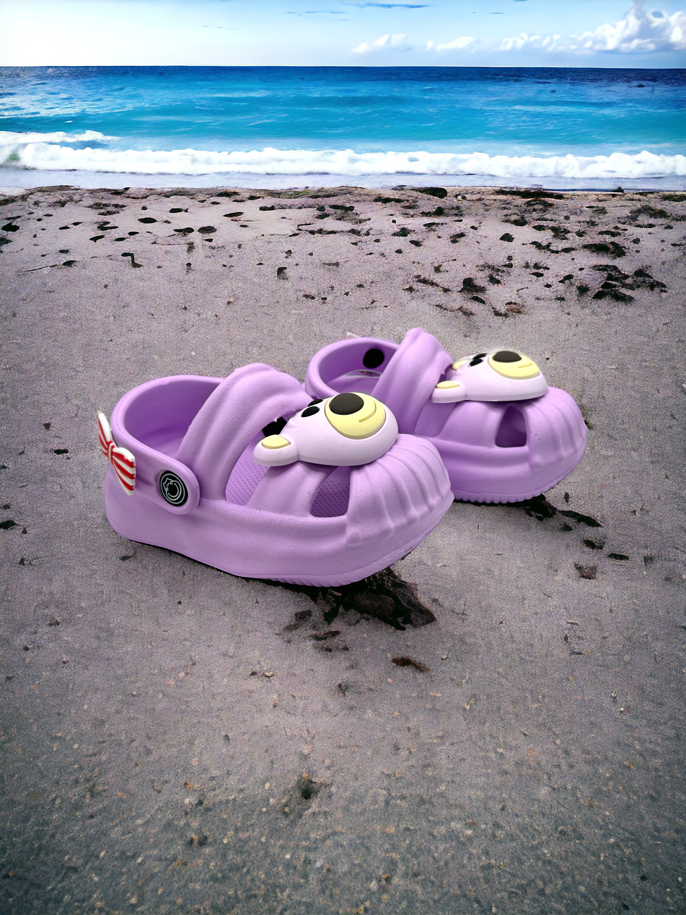 Foto 4 pulgar | Sandalia Oso 8836 Lila para Niña