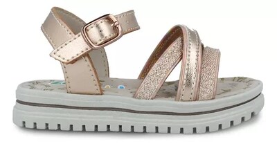 Foto 1 | Sandalias Zapakids Doradas para Niña