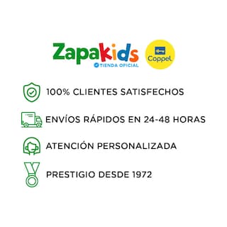 Foto 2 | Sandalias Zapakids Doradas para Niña