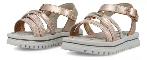 Foto 4 pulgar | Sandalias Zapakids Doradas para Niña