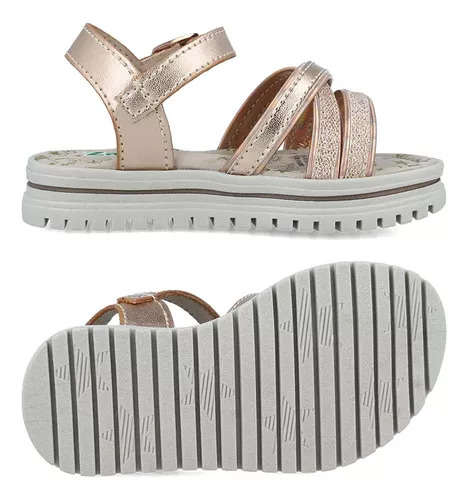 Foto 6 | Sandalias Zapakids Doradas para Niña