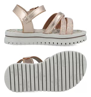 Foto 6 | Sandalias Zapakids Doradas para Niña