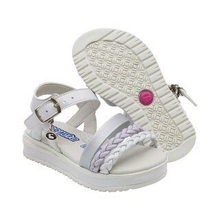 Foto 5 | Sandalias Coqueta 101607-z Plateadas para Niña