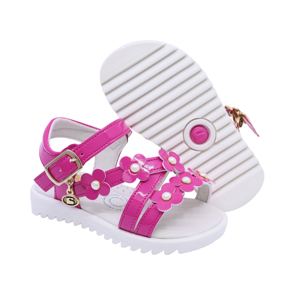 Foto 6 pulgar | Sandalias Coqueta 103717-j Fiusha para Niña