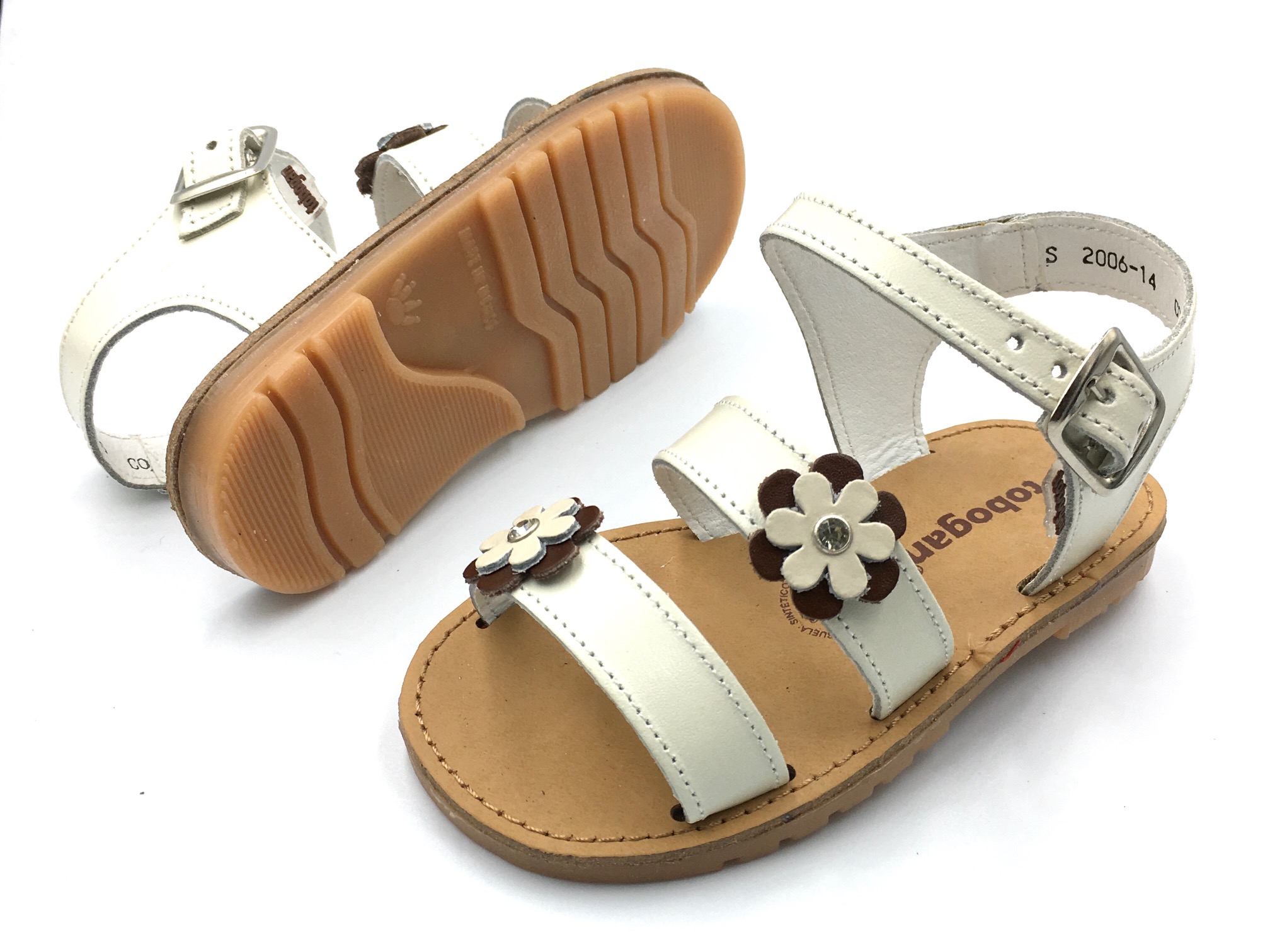 Foto 2 | Sandalias Tobogán 2006 Beige para Niña