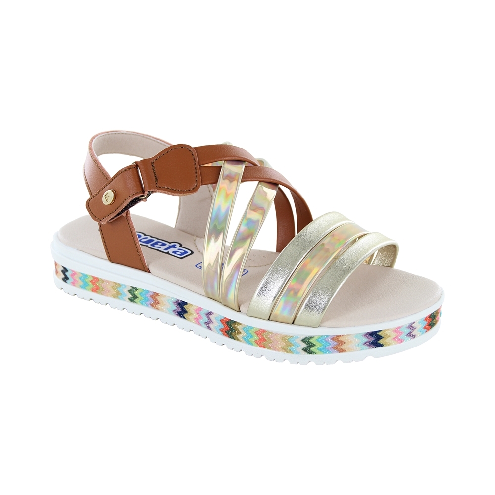 Foto 1 | Sandalias Coqueta Miel para Niña