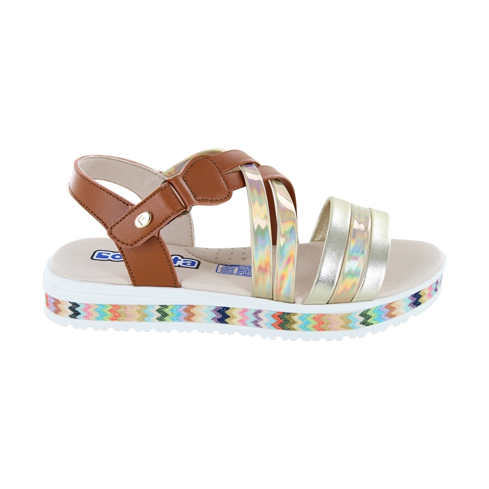 Foto 2 | Sandalias Coqueta Miel para Niña