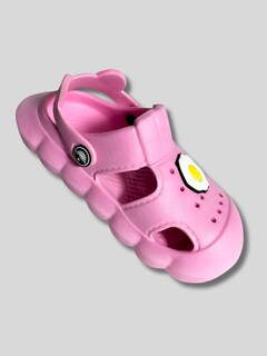 Foto 5 | Sandalias Para Niña Ligersa Y Antideslizantes Eva Sand-1024 Color Rosa Con Pines Decorativos