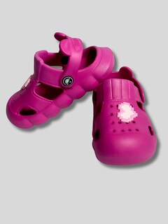 Foto 2 | Sandalias Para Niña Ligersa Y Antideslizantes Eva Sand-1024 Color Fucsia Con Pines Decorativos