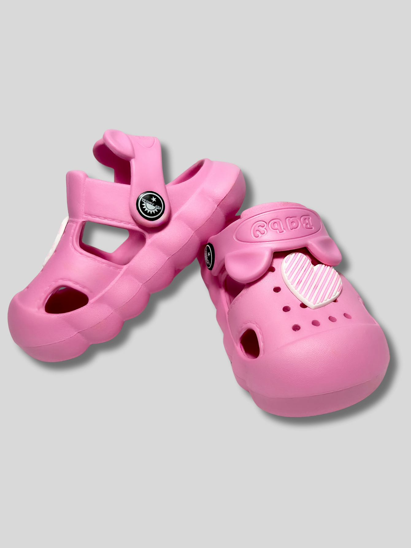 Foto 2 | Sandalias Para Niña Ligersa Y Antideslizantes Eva Sand-1024 Color Rosa Con Pines Decorativos
