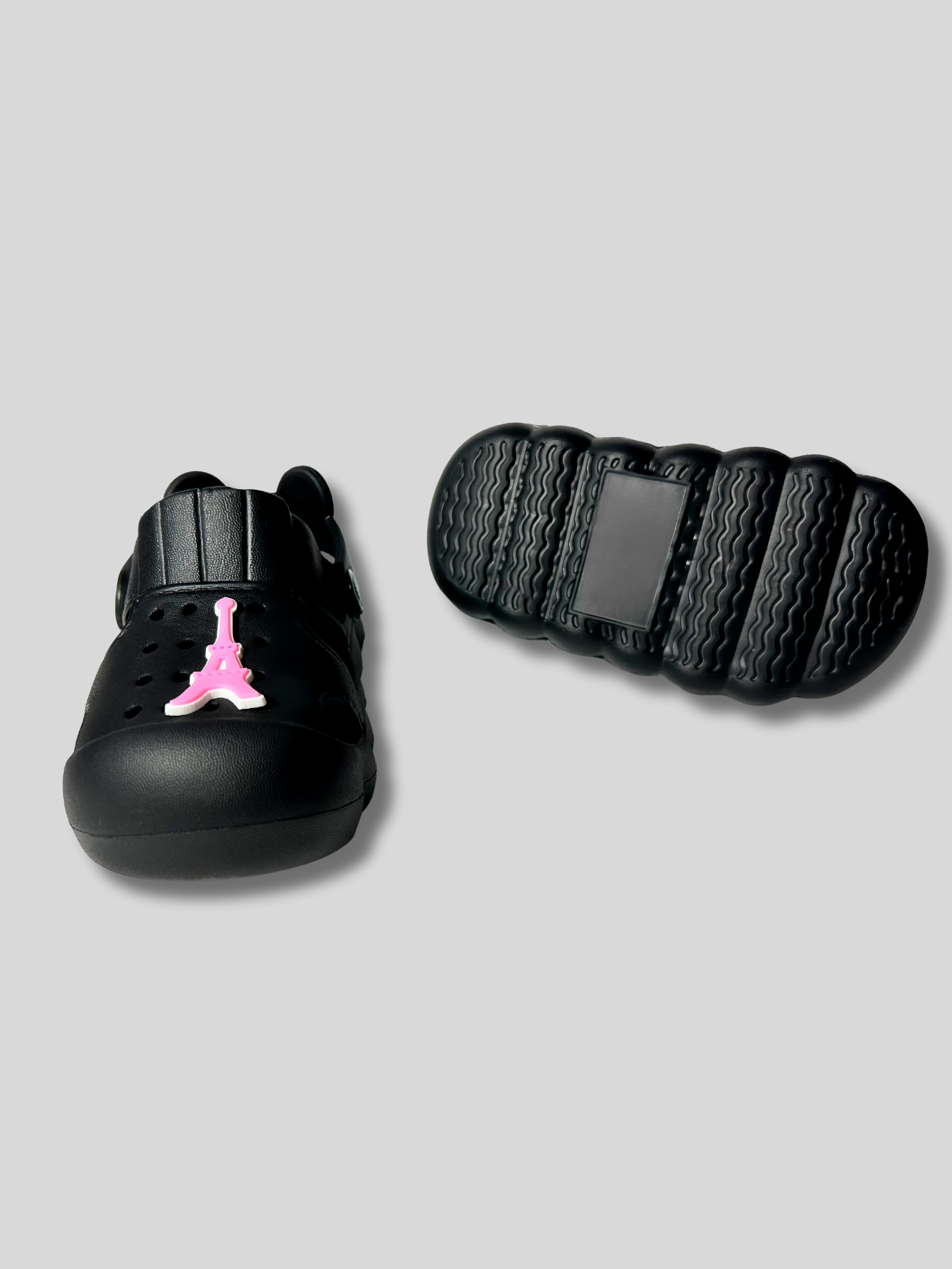 Foto 4 pulgar | Sandalias Para Niña Ligersa Y Antideslizantes Eva Sand-1024 Color Negro Con Pines Decorativos