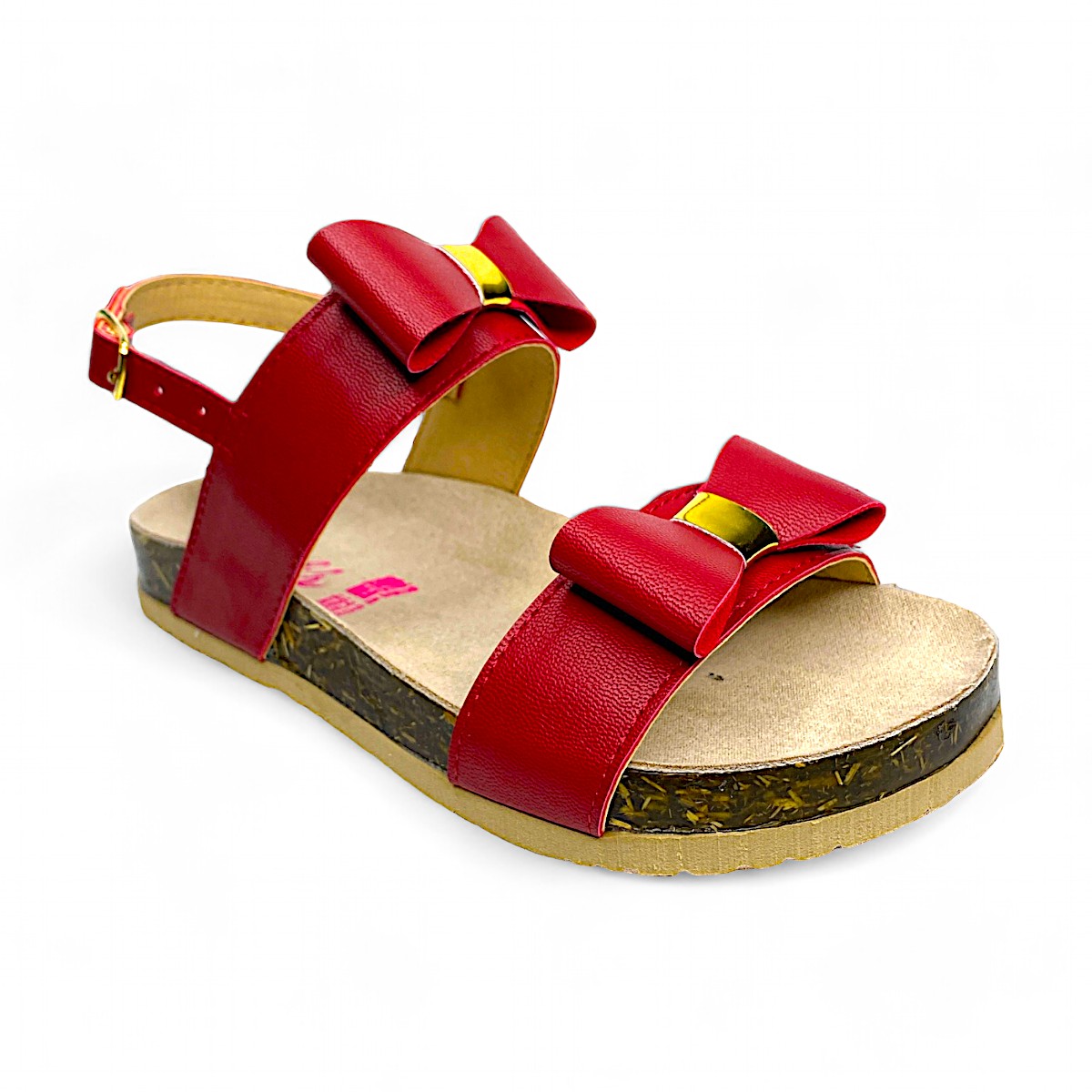 Foto 2 pulgar | Huaraches De Niña Con Moños, Estilo Verano Las Cuatas