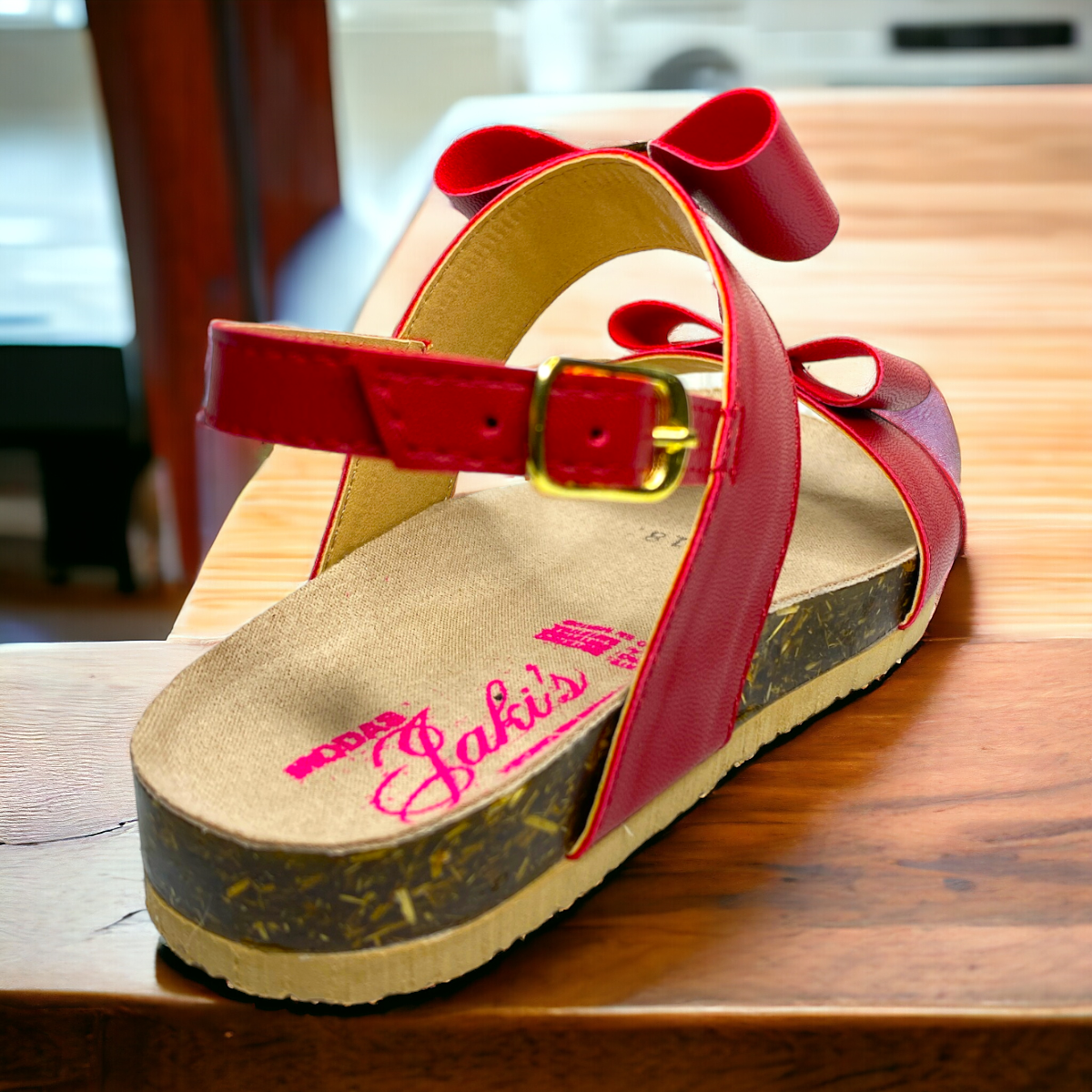 Foto 5 pulgar | Huaraches De Niña Con Moños, Estilo Verano Las Cuatas
