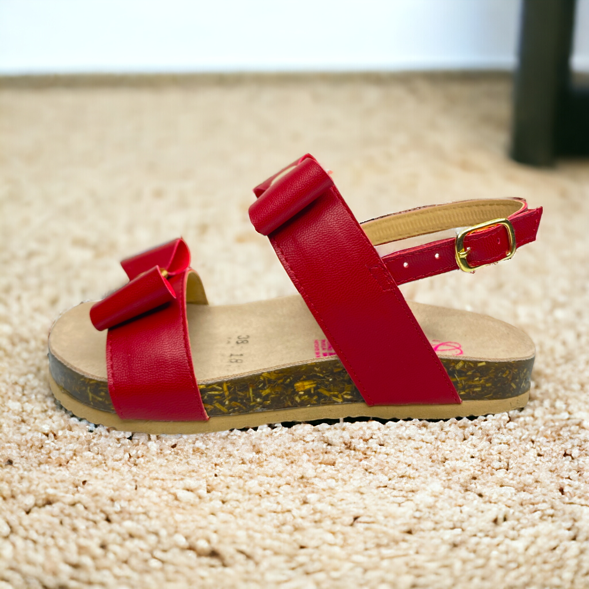 Foto 7 pulgar | Huaraches De Niña Con Moños, Estilo Verano Las Cuatas
