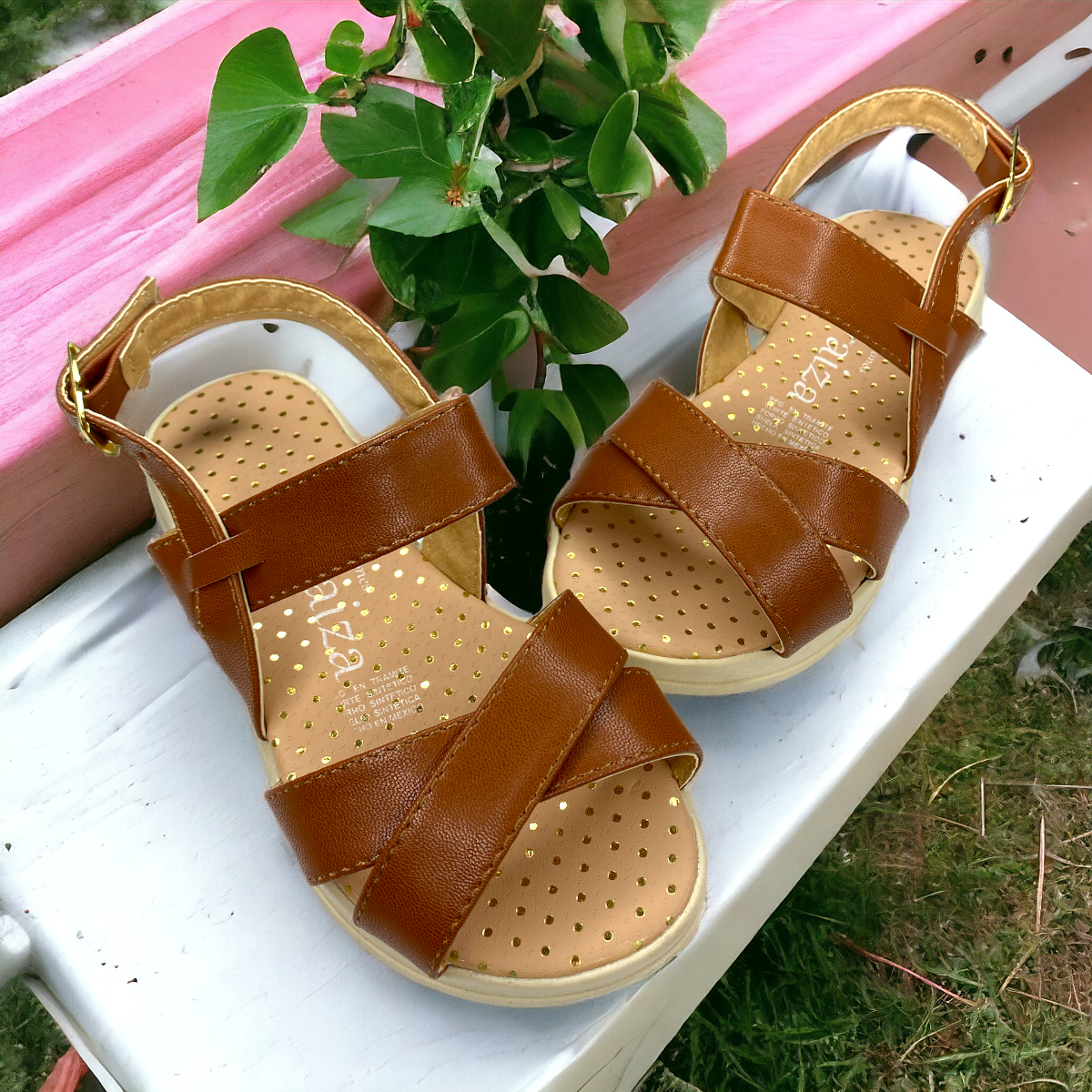 Foto 3 pulgar | Huaraches Alpargatas Plataforma Flores Melle Niñas Cute Las Cuatas
