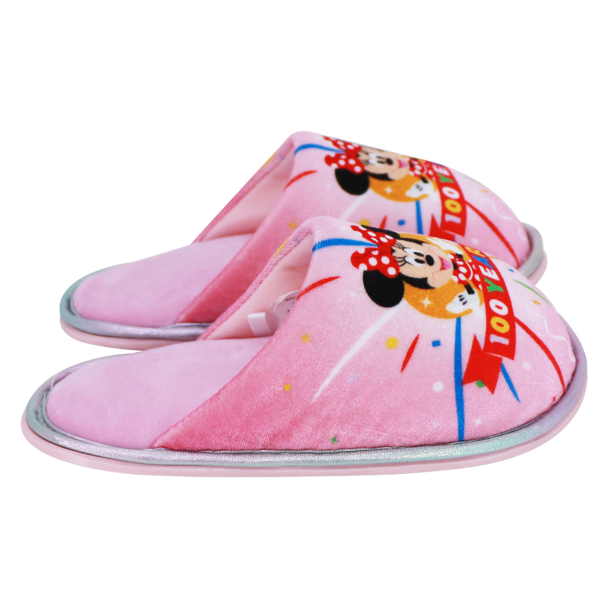 Foto 4 pulgar | Pantuflas Para Niña Minnie Mouse Disney