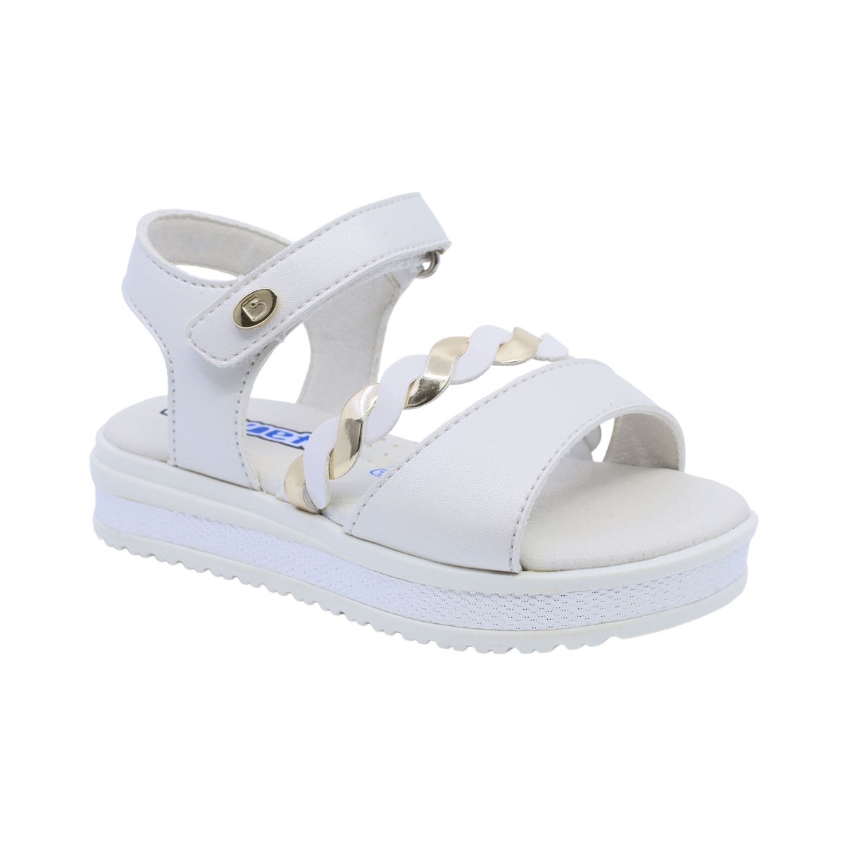 Coqueta Sandalia Para Niña Blanco