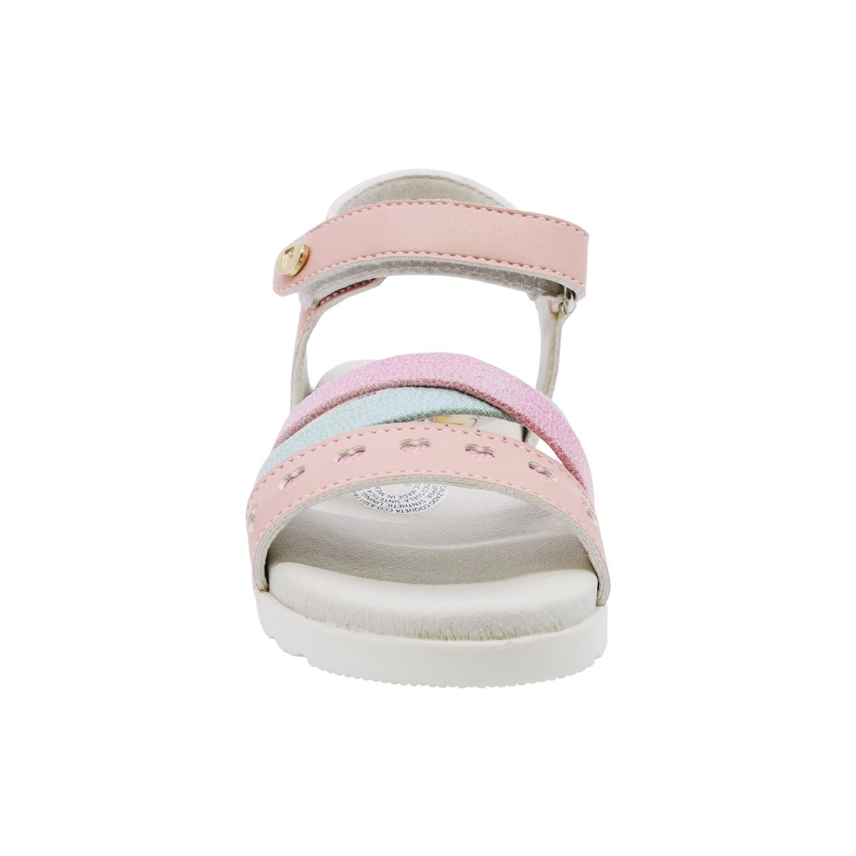 Foto 3 pulgar | Coqueta Sandalia Para Niña Rosa Azul
