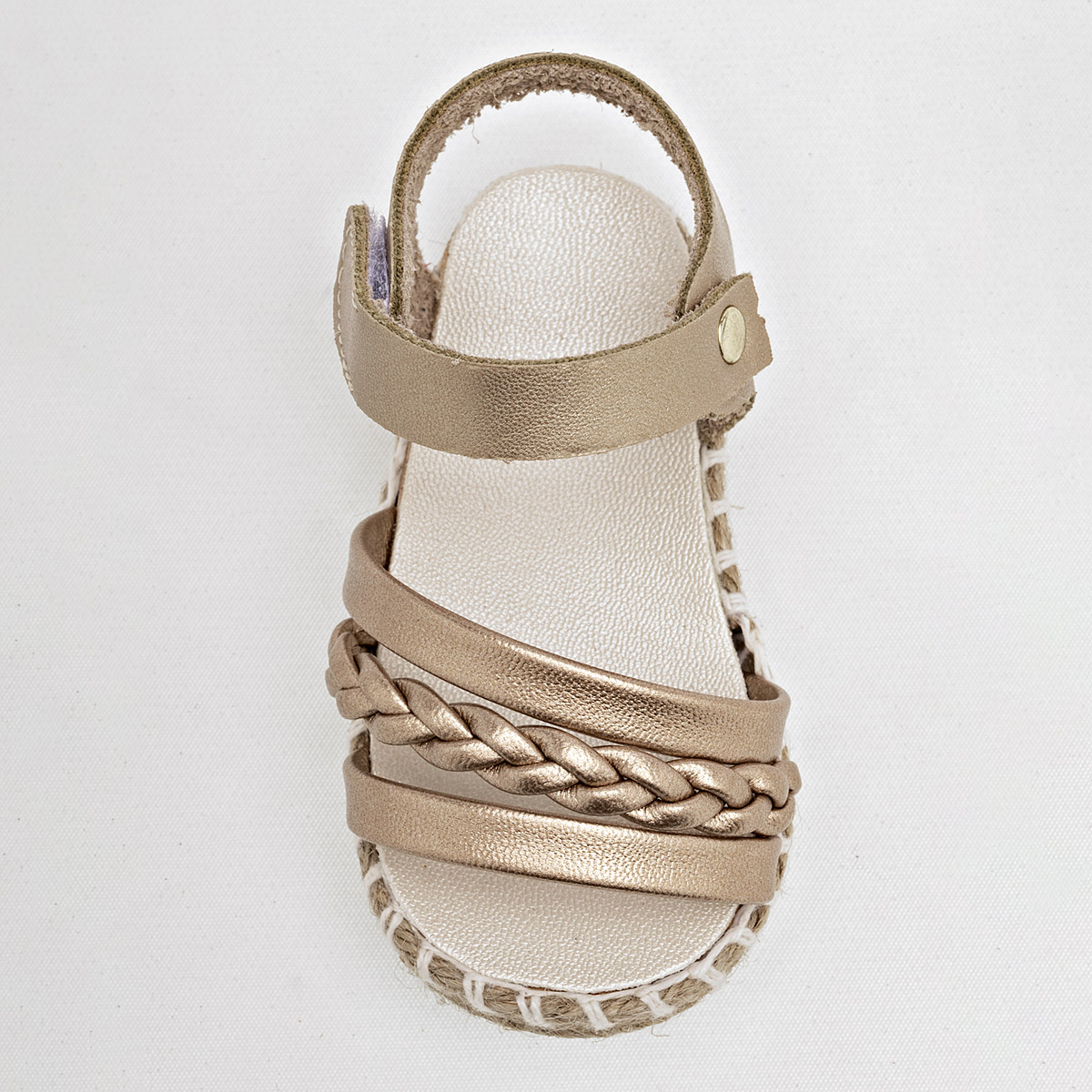 Foto 3 pulgar | Baby Dolce Sandalia Para Bebé Niña Dorado Rosa