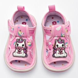 Foto 3 | Clasben Sandalia Para Bebé Niña Rosa