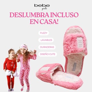 Foto 5 | Pantuflas Marca Bebe Girls! Original, Sandalias Acolchadas