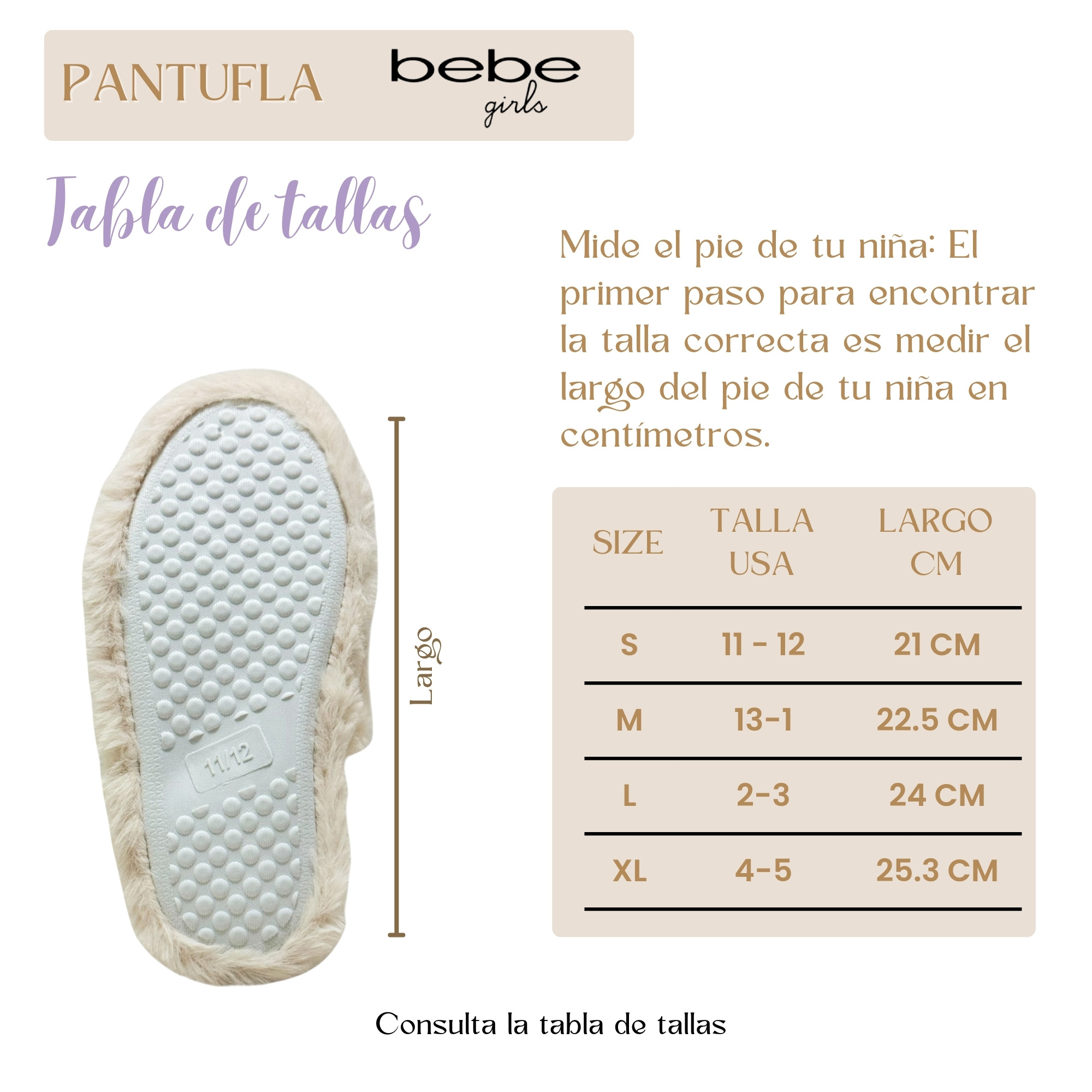 Foto 6 pulgar | Pantuflas Marca Bebe Girls! Original, Sandalias Acolchadas