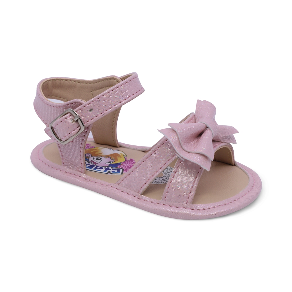 Foto 1 | Sandalia Para Niña Coqueta 985108-i Color Rosa Con Ajuste Velcro