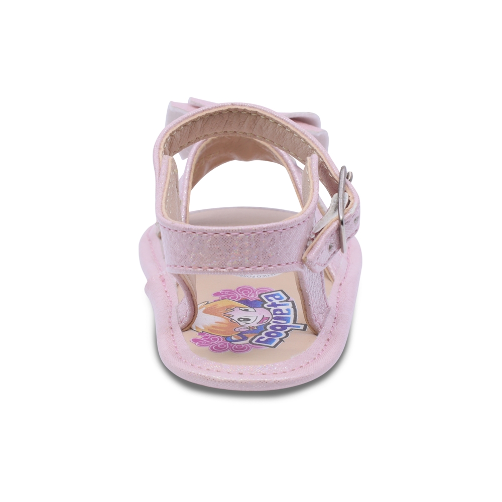 Foto 5 pulgar | Sandalia Para Niña Coqueta 985108-i Color Rosa Con Ajuste Velcro