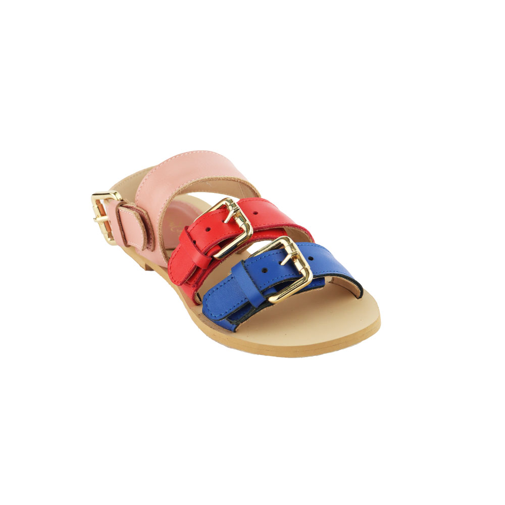 Foto 2 pulgar | Sandalias Sofias Closet Chiara Sandals Color Rojo Y Azul