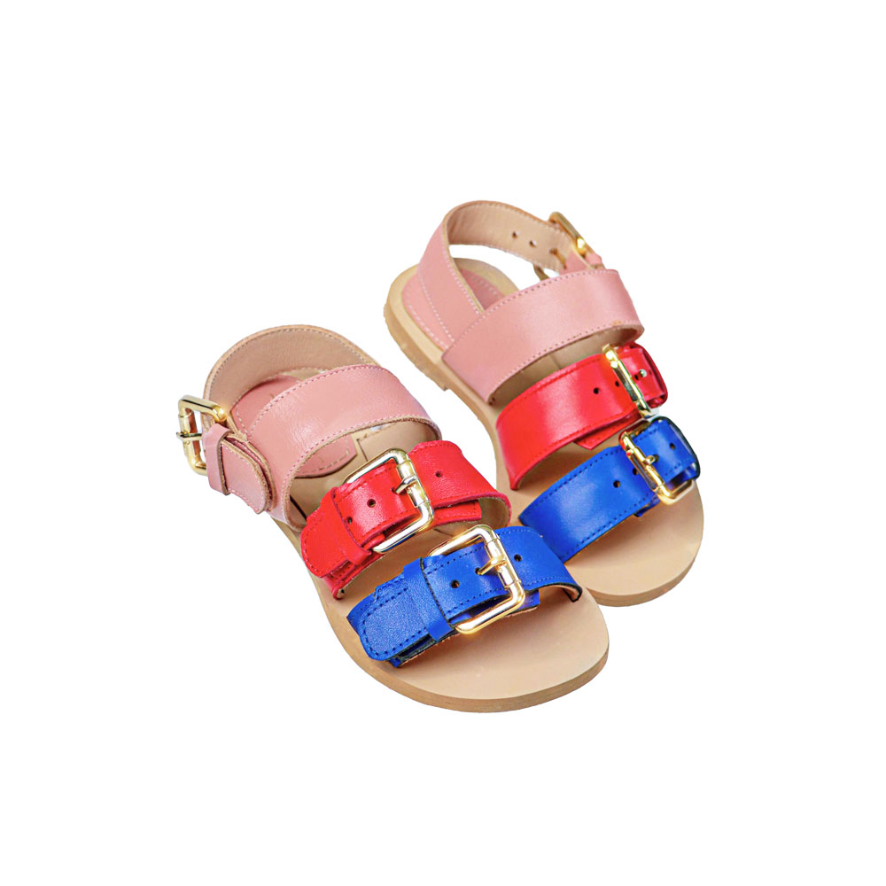 Foto 3 pulgar | Sandalias Sofias Closet Chiara Sandals Color Rojo Y Azul