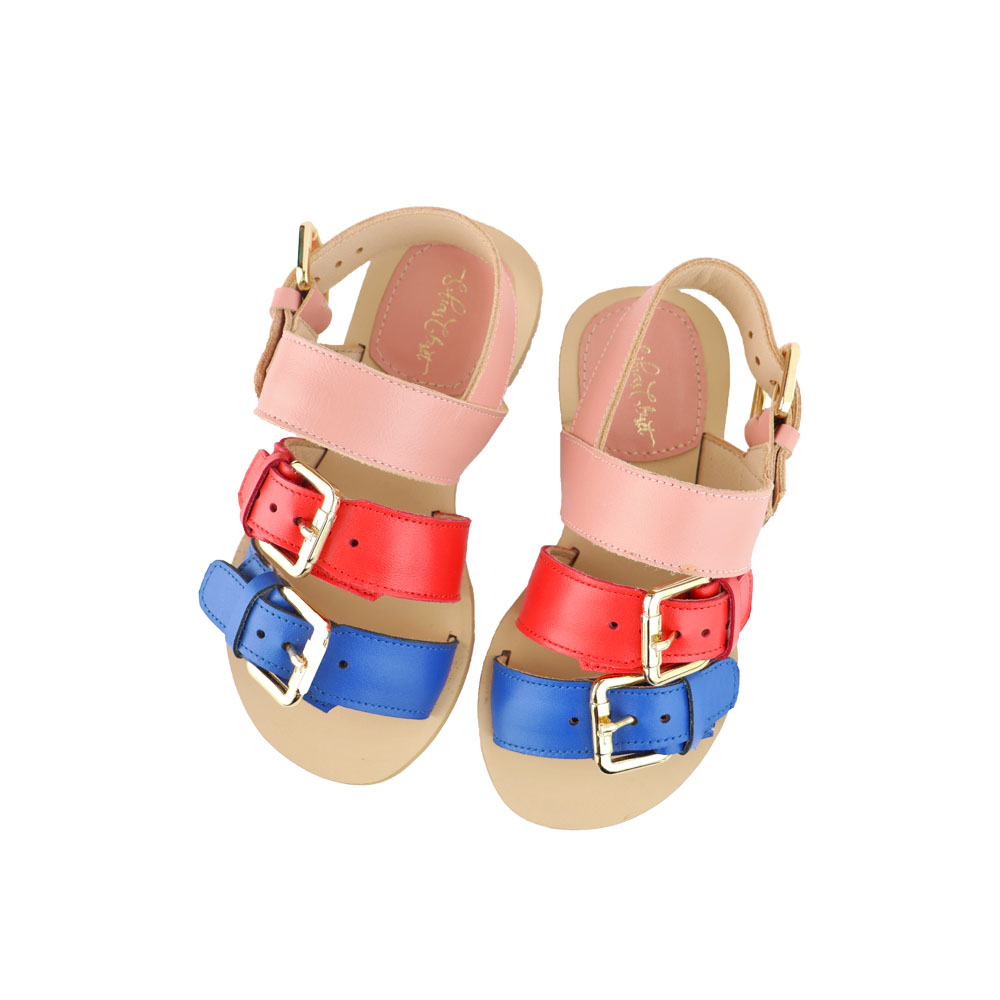 Foto 5 pulgar | Sandalias Sofias Closet Chiara Sandals Color Rojo Y Azul