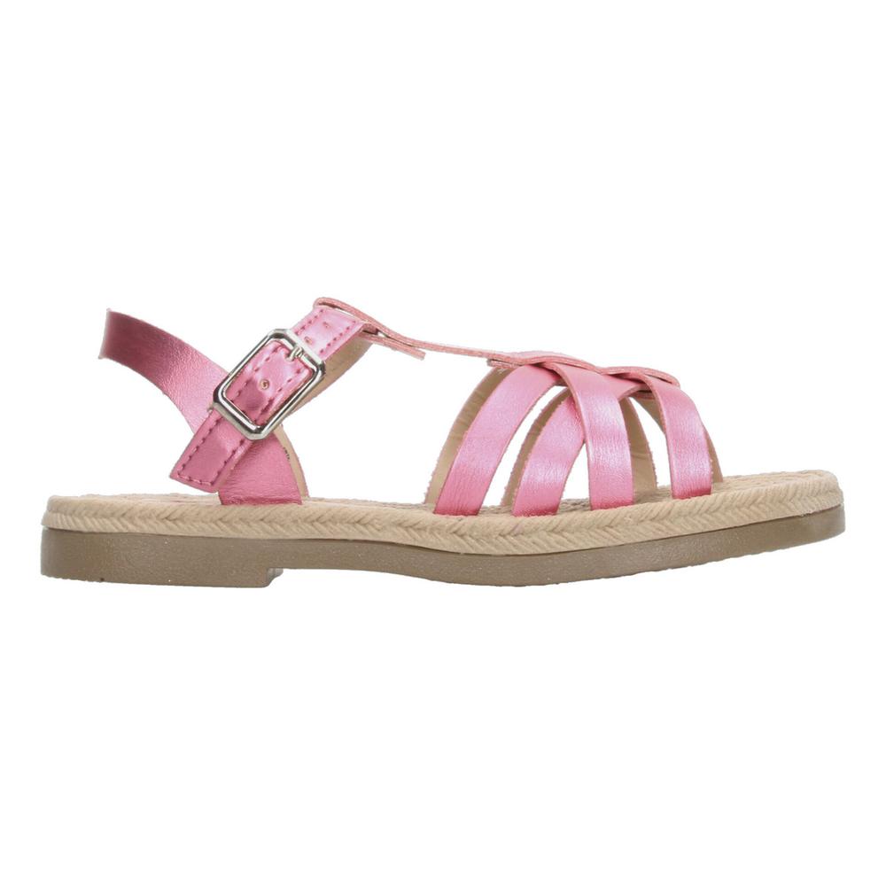 Foto 1 | Sandalias Niña Tropicana Rosa Ajuste De Hebilla Frescas Rosa