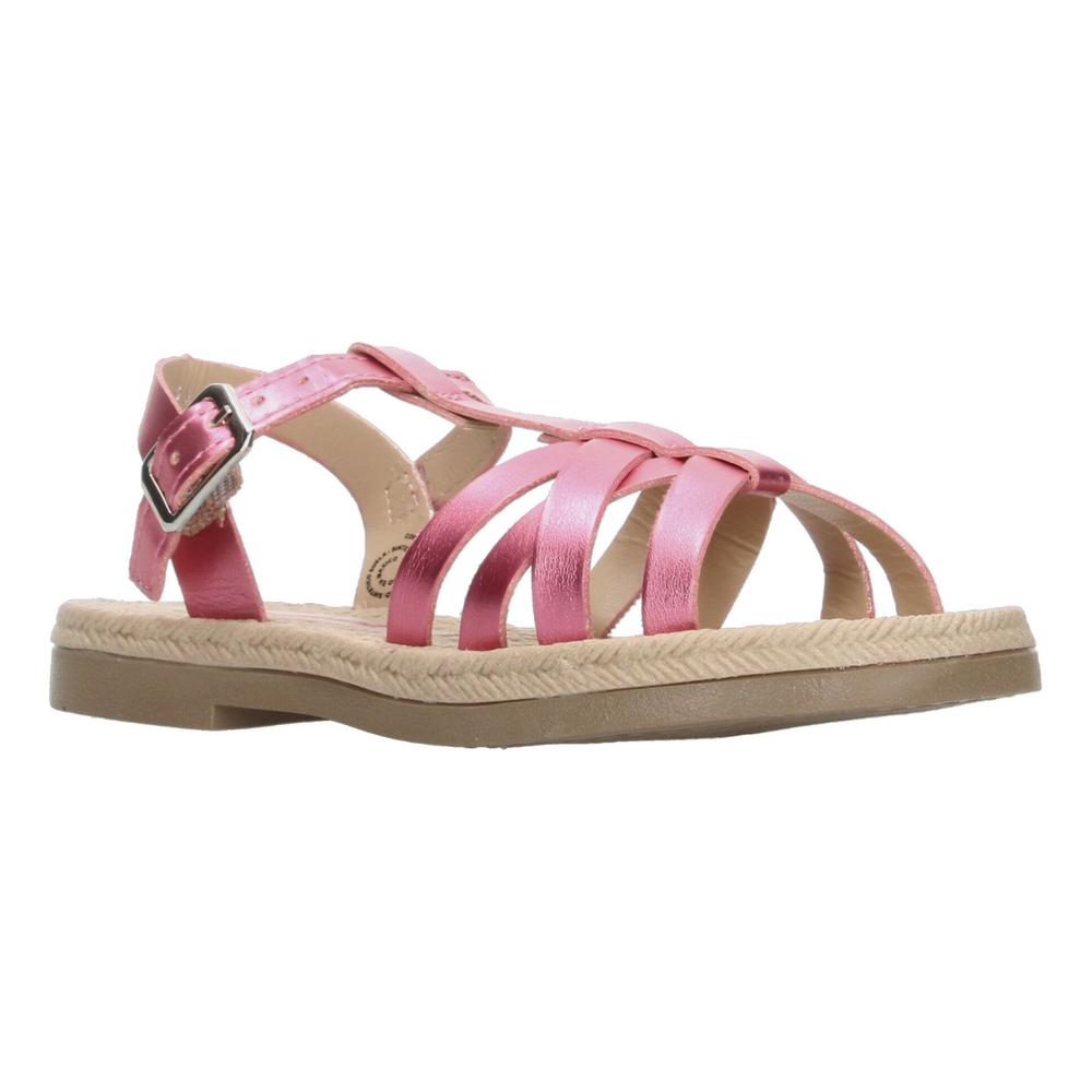 Foto 3 pulgar | Sandalias Niña Tropicana Rosa Ajuste De Hebilla Frescas Rosa