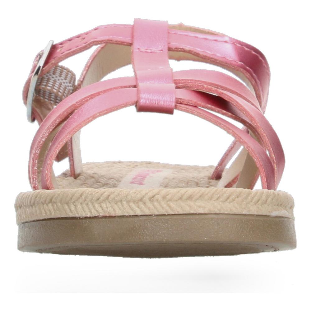 Foto 7 pulgar | Sandalias Niña Tropicana Rosa Ajuste De Hebilla Frescas Rosa