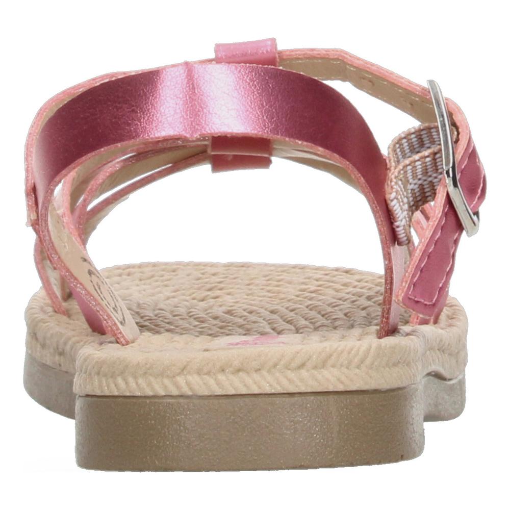 Foto 7 | Sandalias Niña Tropicana Rosa Ajuste De Hebilla Frescas Rosa