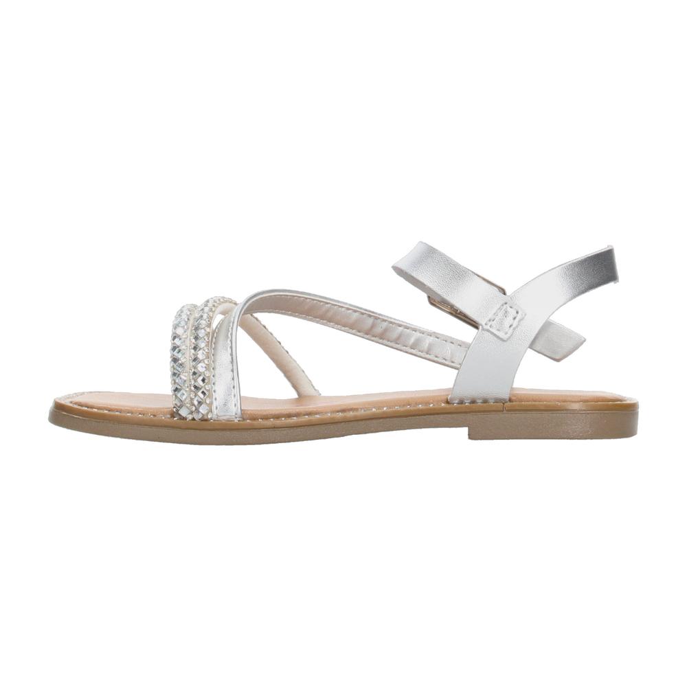 Foto 5 | Sandalias Tropicana Plateado Para Niña T22-25 [tro1556] Plateado