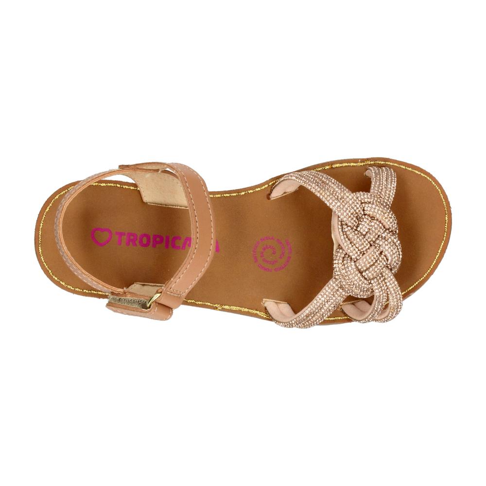 Foto 9 pulgar | Sandalias Tropicana Beige Casual para Niña