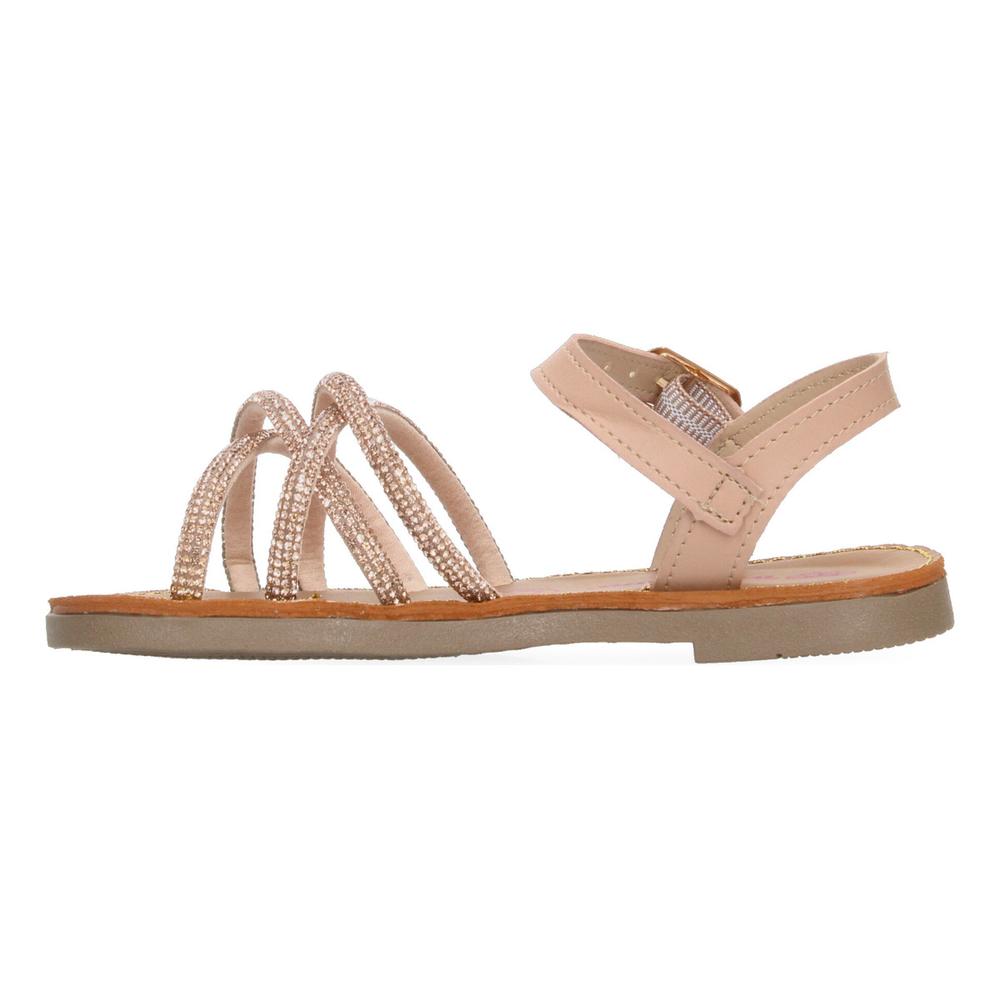 Foto 4 pulgar | Sandalias Tropicana Beige Brilloso Casual para Niña