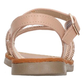 Foto 6 | Sandalias Tropicana Beige Brilloso Casual para Niña
