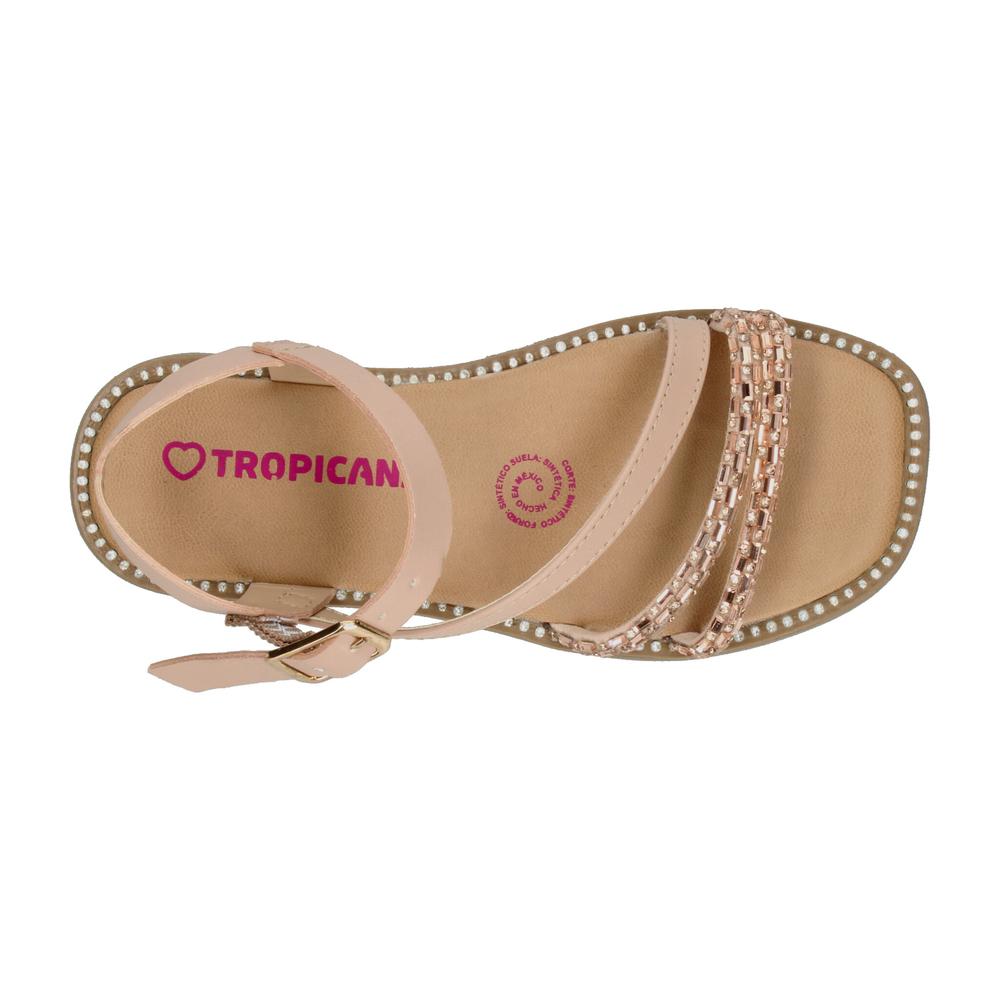 Foto 9 pulgar | Sandalias Tropicana Beige Casual para Niña