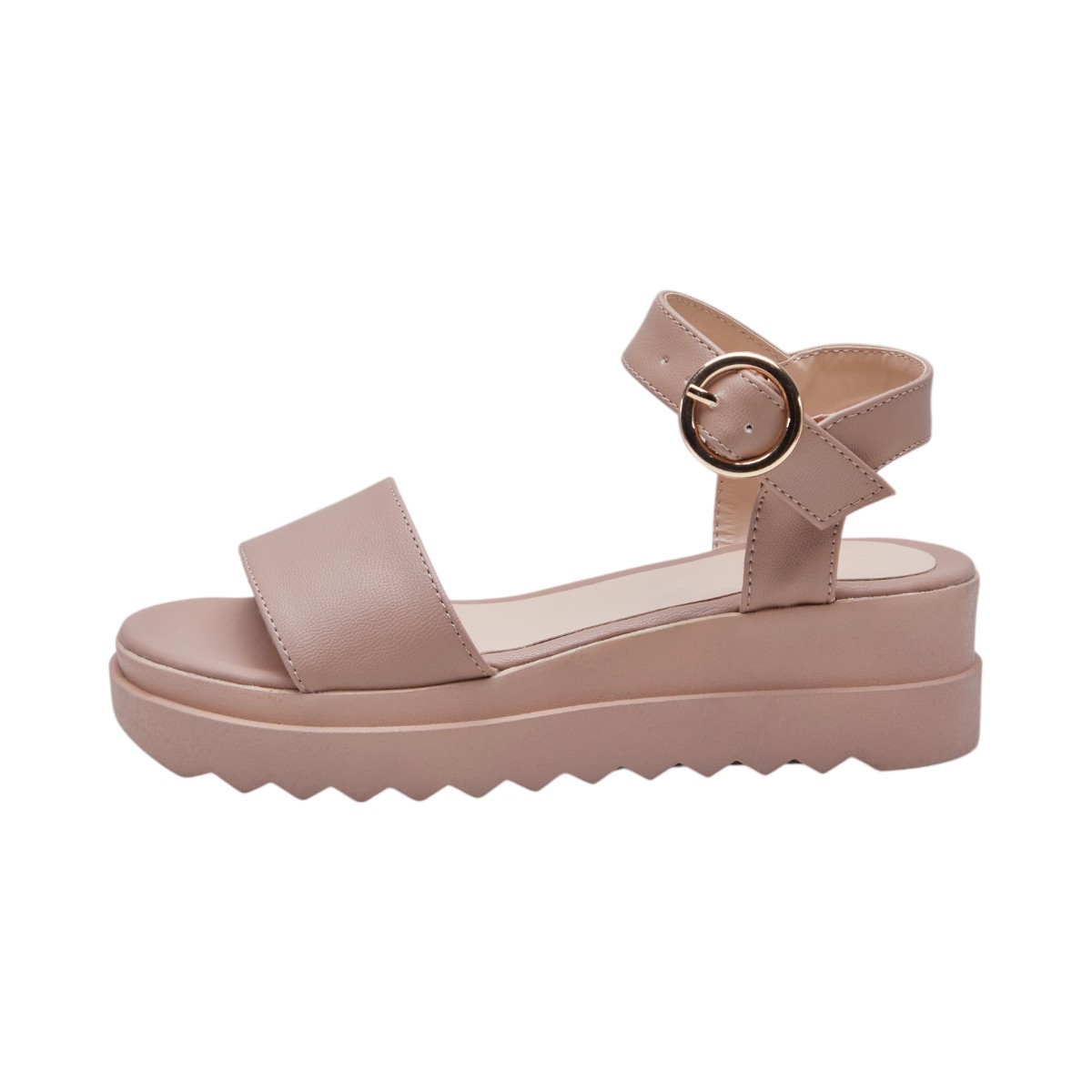Foto 4 pulgar | Sandalia Calzado Watanabe Color Beige Niña Plana Satín