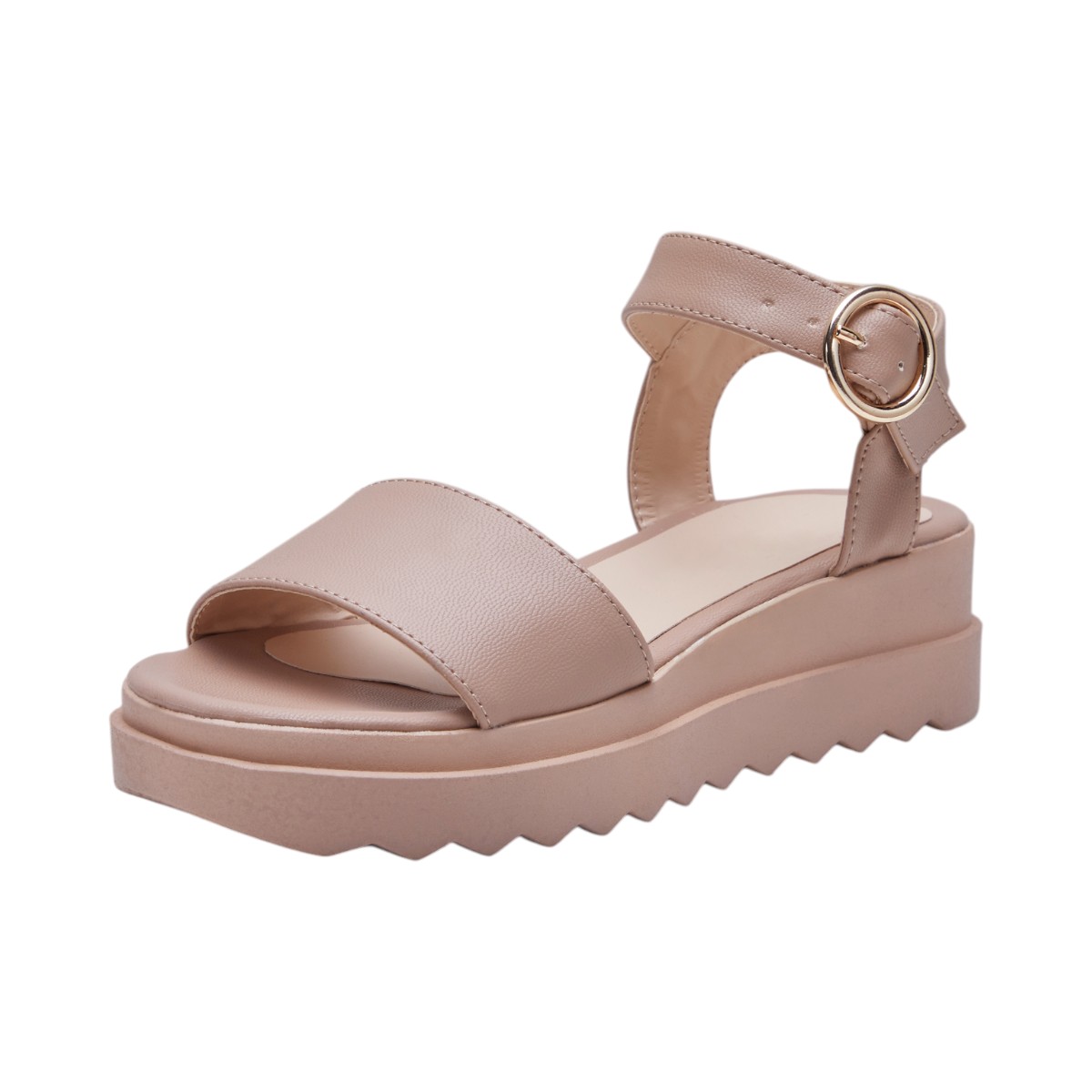 Foto 5 pulgar | Sandalia Calzado Watanabe Color Beige Niña Plana Satín